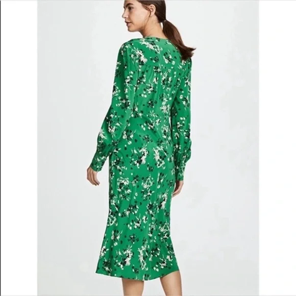 VERONICA BEARD Amber Midi Dress Sz 4 - Picture 2 of 6